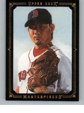 2008 UD Masterpieces Framed Black #14 Daisuke Matsuzaka (ref 145069)