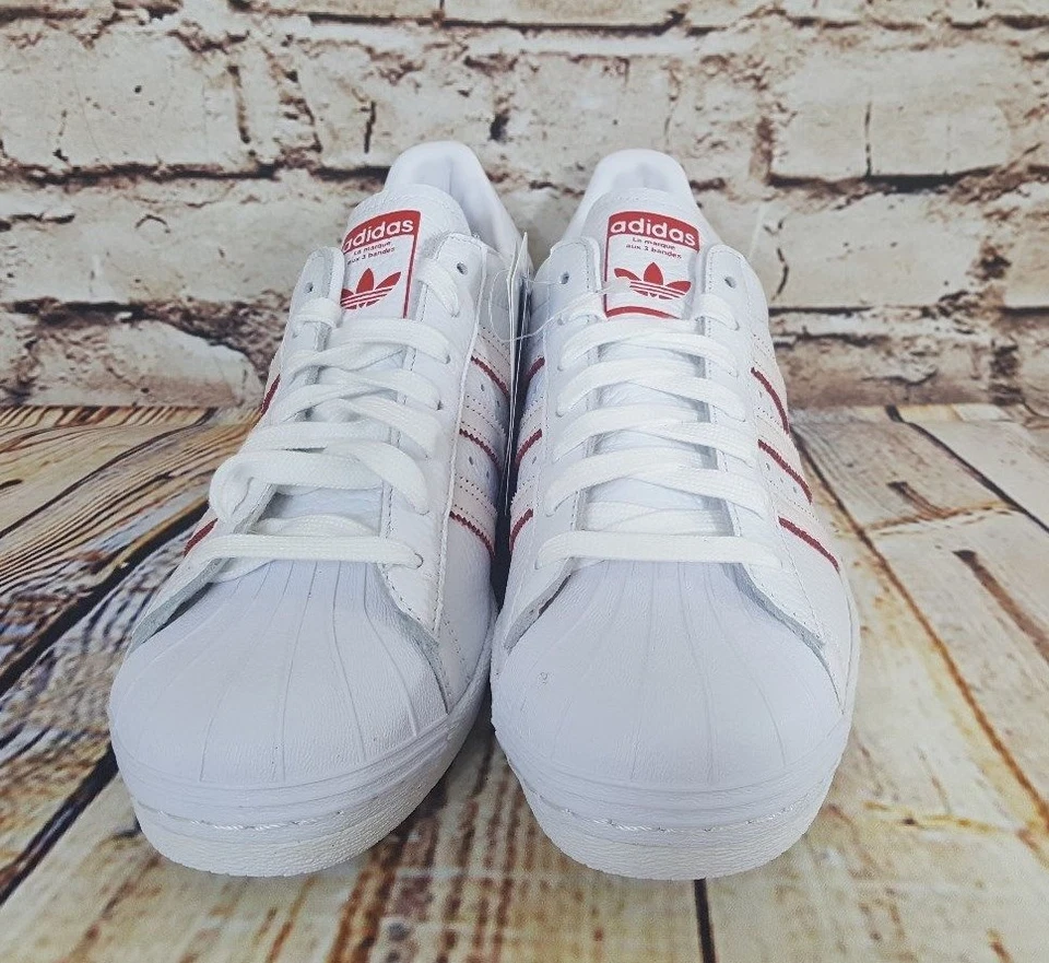 Adidas Originals Superstar 80's CNY DB2569 White/Scarlet Chinese New Year Men's - Image 4 of 4