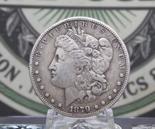 1879 "S" Morgan SILVER Dollar *REVERSE of 1878* $1 #EC2 ECC&C, Inc.