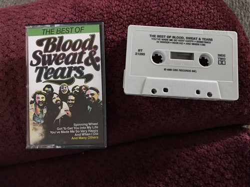 Blood Sweat & Tears Cassette The Best Of 1989 CBS Records VG Condition - Picture 4 of 5