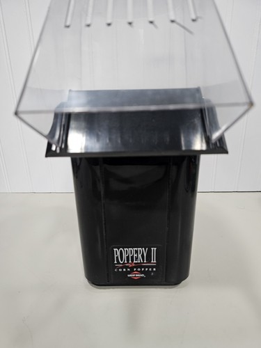 West Bend Poppery II Hot Air Popcorn Popper, Black Tested Working Good Clean - Picture 3 of 12