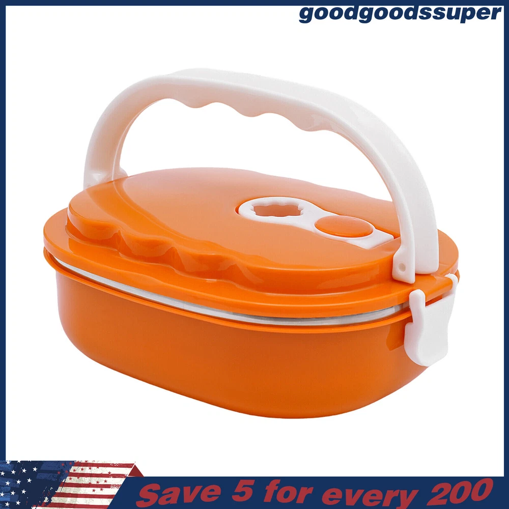 Lunch Box 0.9L/30.4oz Warmer Bento Box Portable Food Container Stainless Steel Lunch Box 0.9L/30.4oz Warmer Bento Box Portable Food Container Stainless Steel