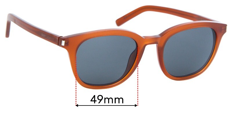 Lenti di ricambio per occhiali da sole SFx adatte a Saint Laurent Classic larghezza 1 49 mm