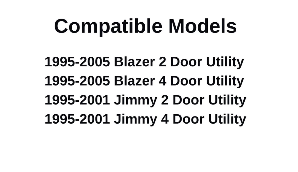 Fits 95-05 Chevrolet Blazer 95-01 GMC Jimmy Passenger Front Door Window Glass Foto 2 de 4