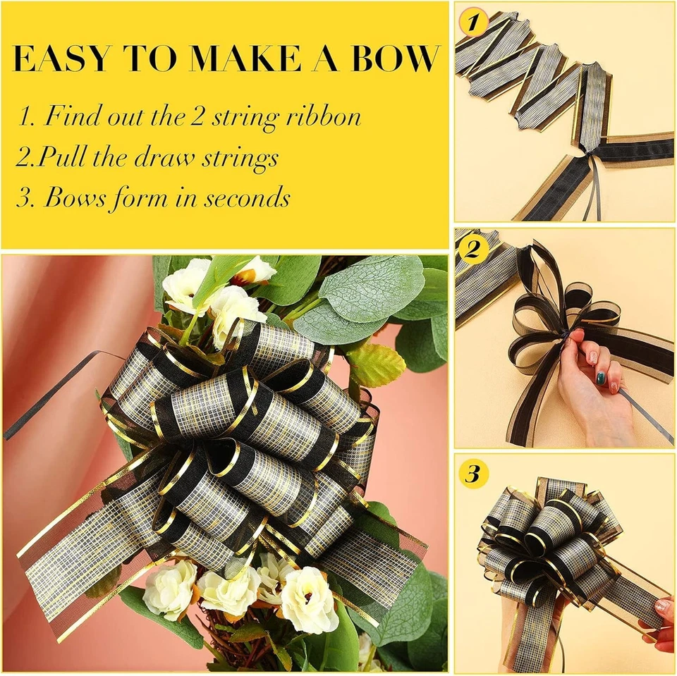 20 разноцветных бантов подарочная упаковка ленты - шикарный набор украшений - Изображение 4 из 4