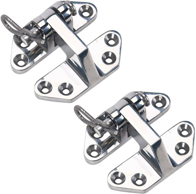 2 Pack Heavy Duty Marine 316 Stainless Steel Hatch Hinge 3" x 23/4