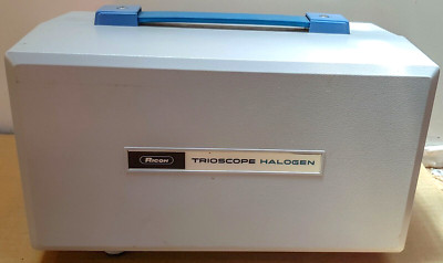 VINTAGE RICOH TRIOSCOPE HALOGEN 8MM MOVIE PROJECTOR MADE IN JAPAN