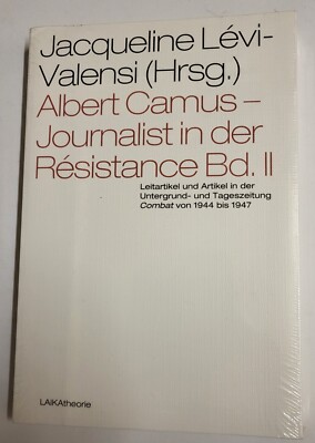 Albert Camus - Journalist in der Résistance Bd. II, Taschenbuchausgabe OVP