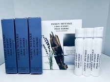 3x Issey Miyake L'Eau d'Issey Pour Homme Solar Lavender EDT INTENSE .02oz/.6ml