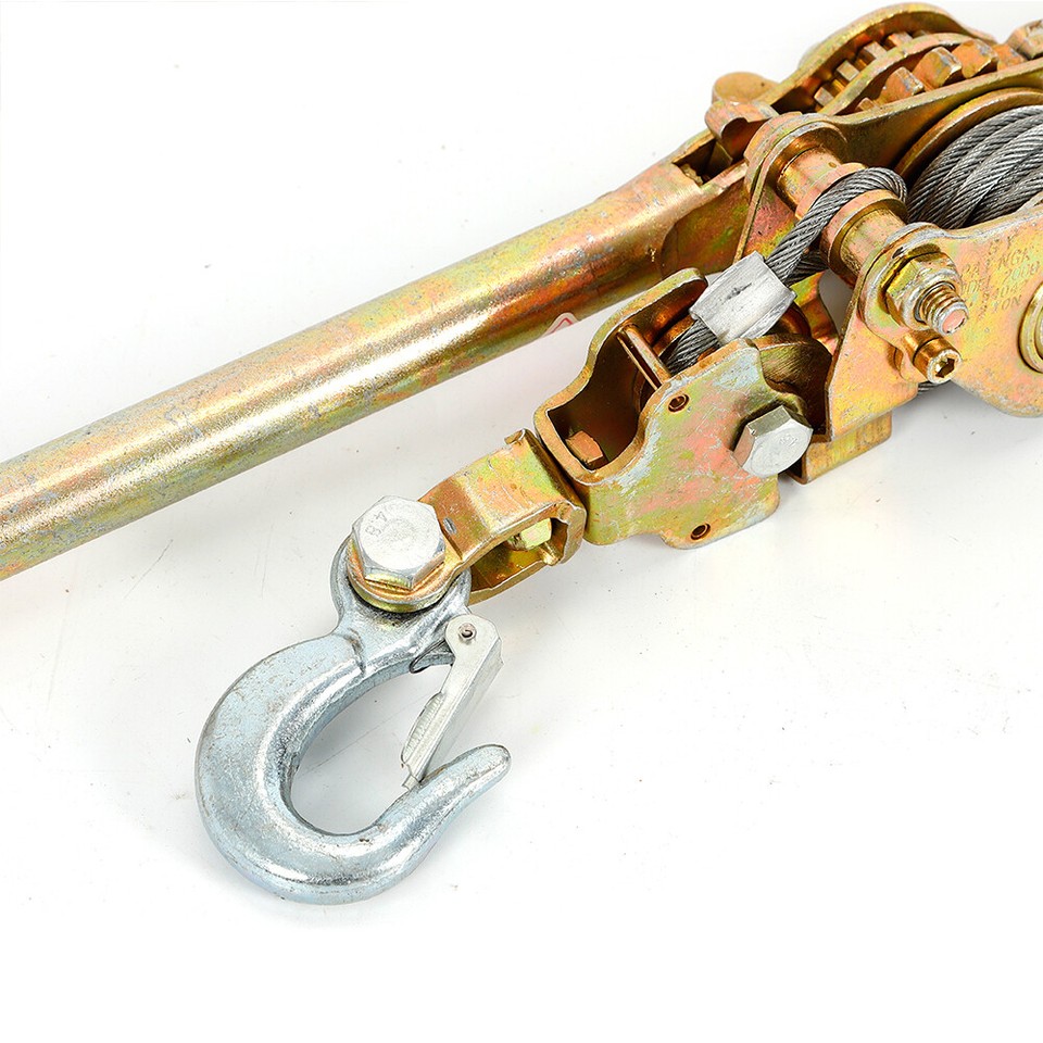 2 Ton Hand Puller Heavy Duty Winch Pull Hoist Come Along Cable Lever 2