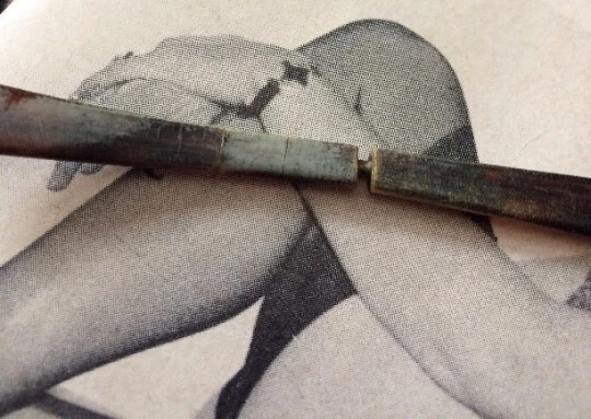 SWANK 1960's Tortoise Color Prescription Glasses w/ Aurora Borealis Rhinestones - Image 4 of 4