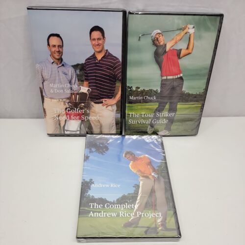 Revolution Golf 3 DVD Lot: Andrew Rice, Martin Chuck, Don Saladino Instructional - 第 1/4 張圖片