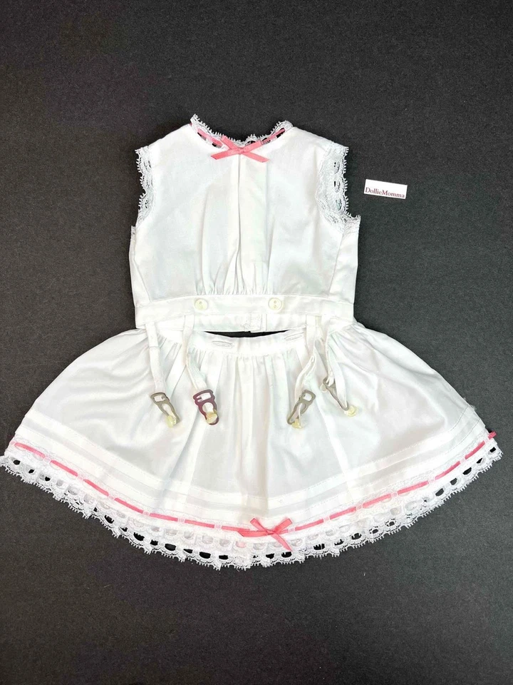 American Girl Samantha кружевной белый комплект полный приятный компании ~ нижнее белье EC - Изображение 3 из 4