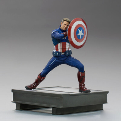 IRON STUDIOS Captain America 1/10 7.4 in (H) Statue Model Figure