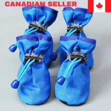4pcs Dogd Shoes Pets Anti Slip Waterproof Puppy Winter Socks Rain Footwear