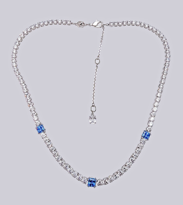 NEW 100% Authentic SWAROVSKI Sparkle Blue White Matrix Tennis