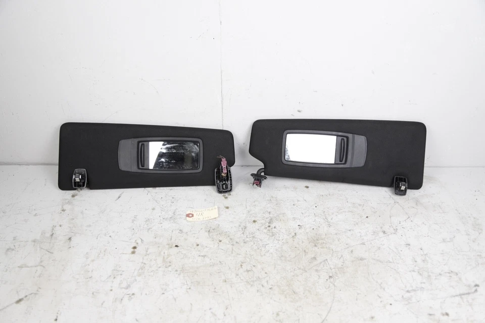 Juego de pares de parasoles interiores negros antracita OEM BMW G30 540 F90 M5 Foto 3 de 4