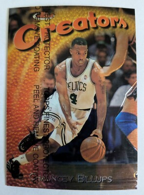 CHAUNCEY BILLUPS, 1997-98 TOPPS FINEST CREATORS #235 w/COATING, CELTICS RC