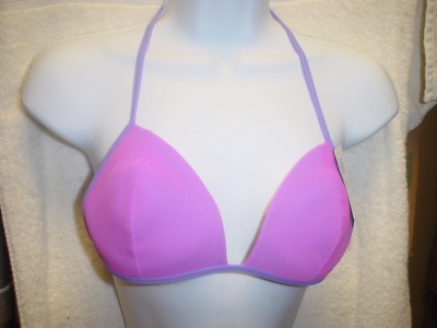 Le Mystere 2211/411 2 piece Bikini Swim Suit 38D/Large Rose/Purple NWT