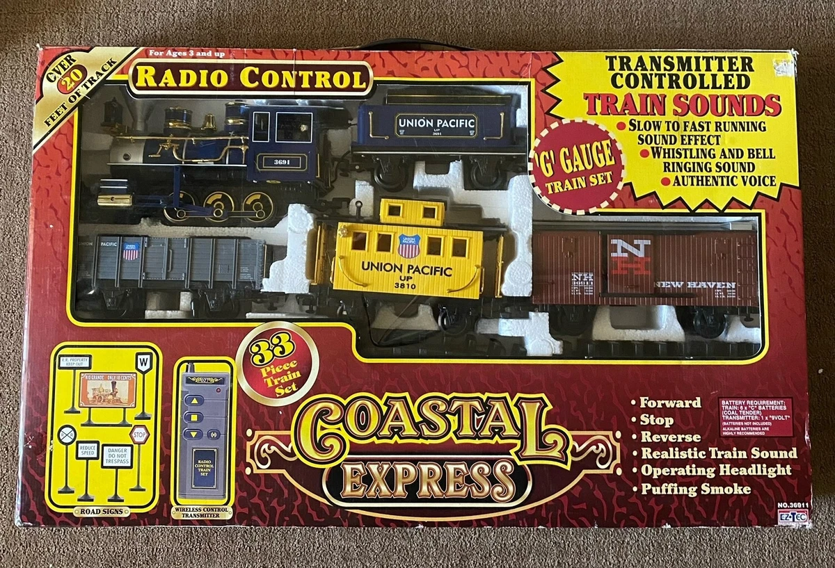 COASTAL EXPRESS Radio Control Train Set G Gauge 36911 Works, 42 OFF
