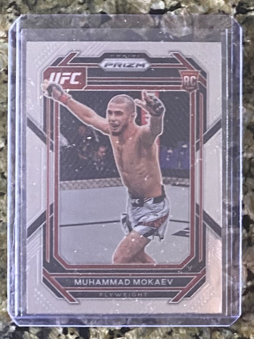 2023 Panini UFC Prizm Muhammad Mokaev Rookie Prizm Base #124