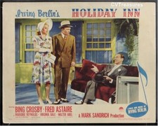 HOLIDAY INN Original Vintage Lobby Card Movie Poster Bing Crosby, Fred Astaire 2