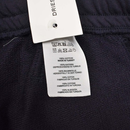 NWT $255 DRIES VAN NOTEN Navy French Terry Sweat Shorts Jogger Mens XL AUTHENTIC - Picture 6 of 6