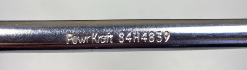 Vintage POWR-KRAFT 84W4839- Flex Head Breaker Bar 8-1/2" Long 3/8" Drive USA - Picture 2 of 12