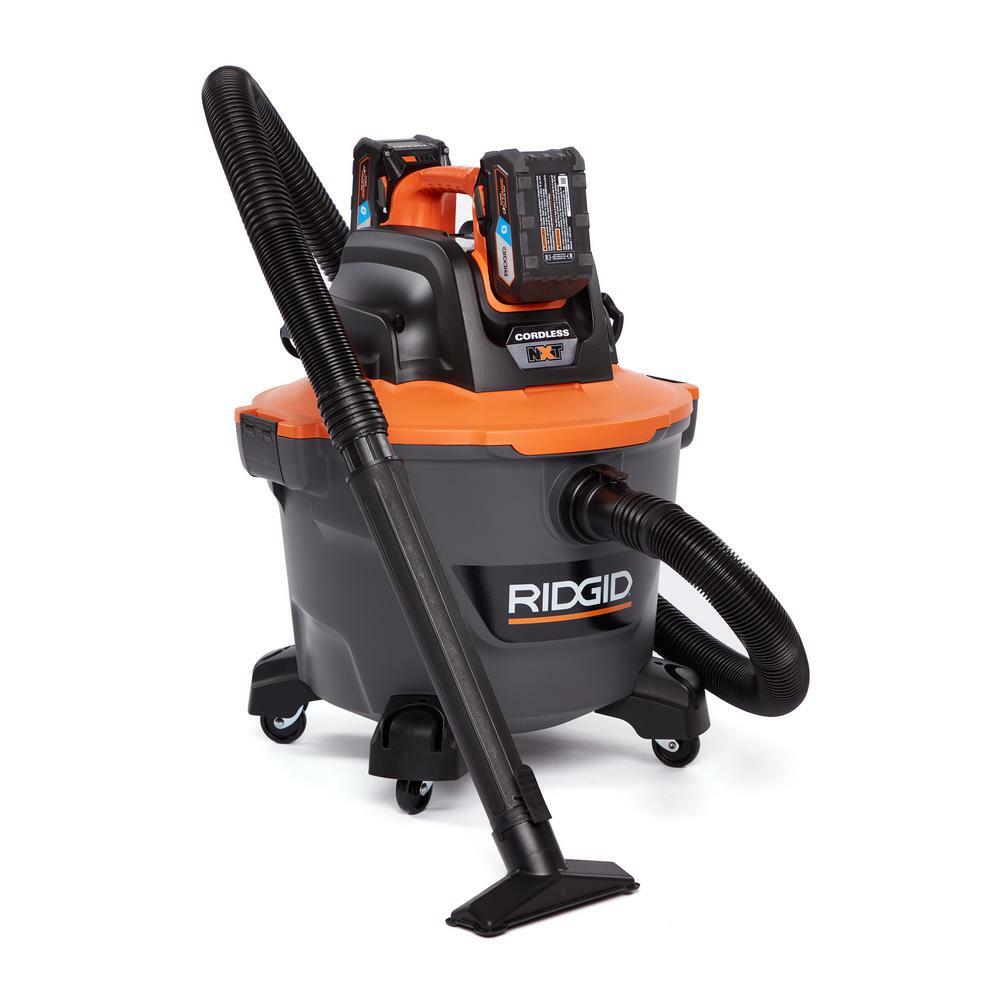 RIDGID Cordless Wet/Dry Shop Vacuum 18 