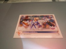 Tyloe Megill New York Mets signed 2022 Topps Opening Day card COA