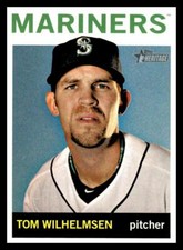 2013 Topps Heritage #286 Tom Wilhelmsen Seattle Mariners