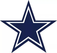 Dallas Cowboys Star Vinyl Decal ~ Car Sticker - for Walls, Cornhole Boards