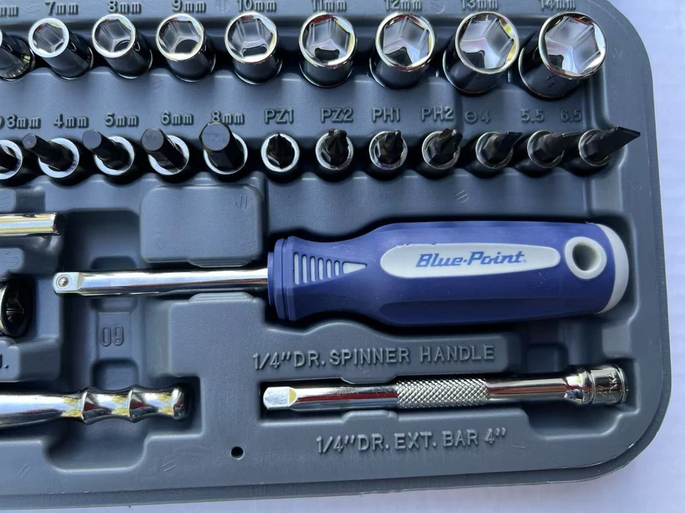 Blue Point 38pc 1/4" Service Set(BLPATSCM38), As sold by Snap On(Bluepoint). - Image 4 of 4