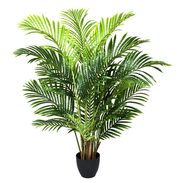 GreenBrokers Artificial Real Touch Areca Phoenix Palm Tree - 115cm/4ft