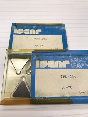 10 Pcs. TPU434 IC70 ISCAR INSERT. (loc A15)