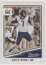 2017 Panini Classics Rookies Blank Back 39/50 Davis Webb #224 0v0