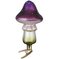 TäUbling Pilz 11Cm Inge-Glas® Manufaktur Glasschmuck Christbaumschmuck