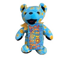 Grateful Dead plush bear 2001 Summer Tour 8-31-85 Manor Downs