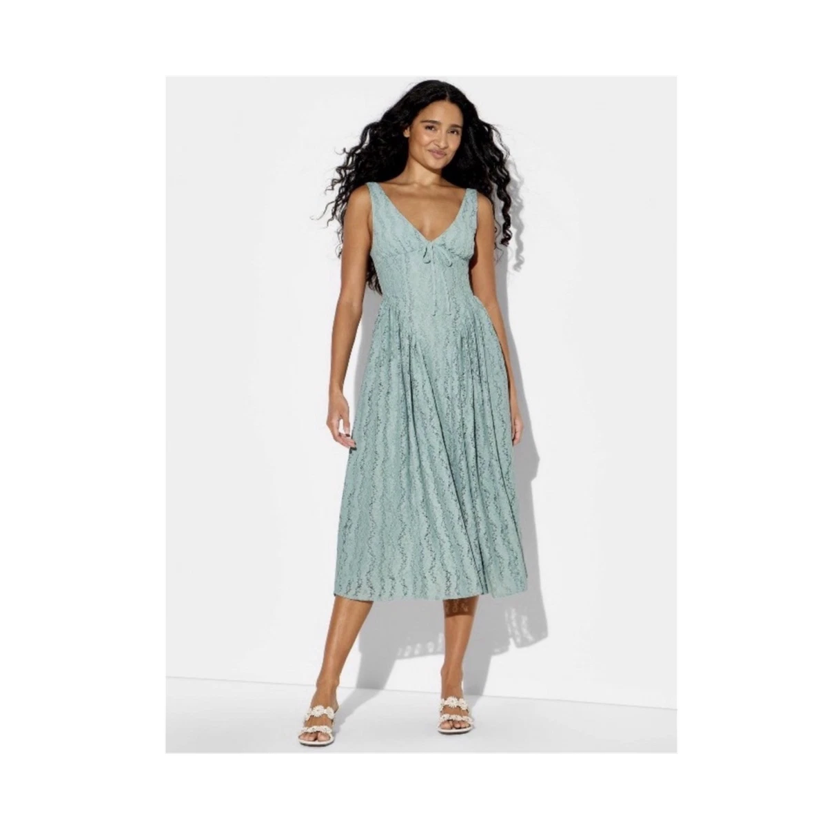 chinese dress ladies BTFBM Summer Dresses for Women 2026 Casual Spring Floral Sleeveless Ruffle  Boho Cocktail Wedding Guest Party Midi Dress(Big Floral Dark Green, Small)  at Amazon Women's Clothing store
