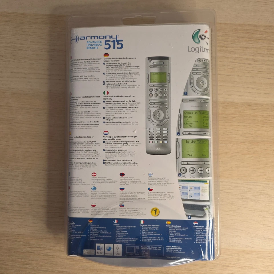 Logitech Harmony 515 Universal Remote Factory Sealed Brand New - Image 2 of 4