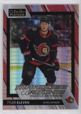 2023 O-Pee-Chee Platinum Marquee Rookies Red Prism 50/199 Tyler Kleven #219 6kv