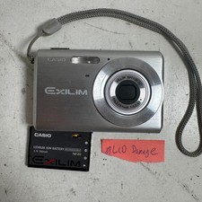 Casio Exilim EX-Z60 Silver 6.0MP 3x Optical Zoom Portable Compact Digital Camera