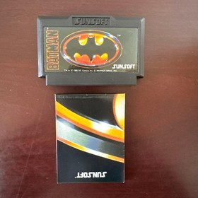 Goku Complete Product Batman Famicom Software Sunsoft