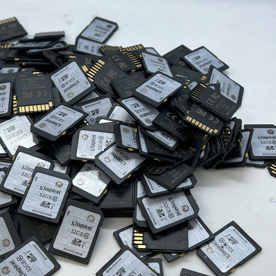 LOT OF 10 Kingston Digital 32GB SDHC Class10 HD 45MBs SD Memory Card (G11:3) - Image 4 of 4