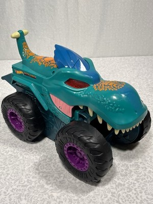 Hot Wheels Monster Trucks Car Chompin Mega Wrex With Lights Sounds 2020 Huge