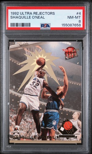 1992 ULTRA REJECTORS #4 SHAQUILLE O'NEAL PSA 8