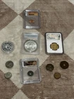 Lot Of Coins  2017 PCGS Ms70  Silver Eagle  First Strike And  Year Of Snake