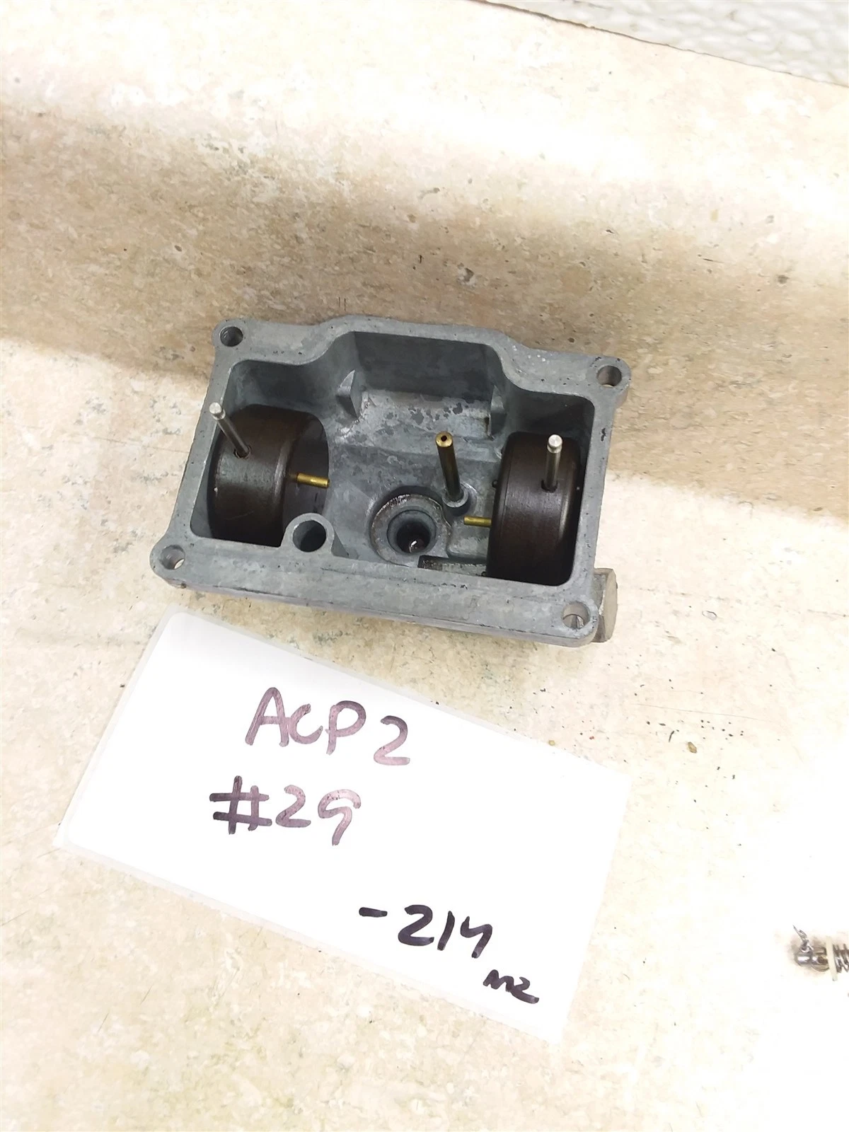 Yamaha 250 DT1 GYT OEM 214 M2 Carburetor Carb Float Bowl 1968 1969 #29 ACP-2