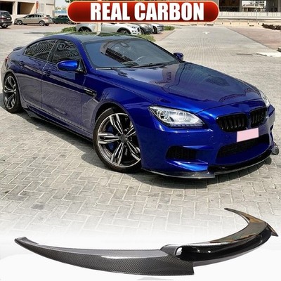 For BMW 6 Series F06 F12 F13 M6 REAL CARBON Front Bumper Lip