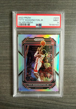 2022 Panini Prizm TyTy Washington Jr Silver Prizm #243 RC PSA 9